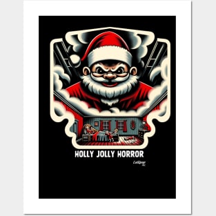 Dreamland's Menacing Santa Monitor - A Xmas December Claus Posters and Art